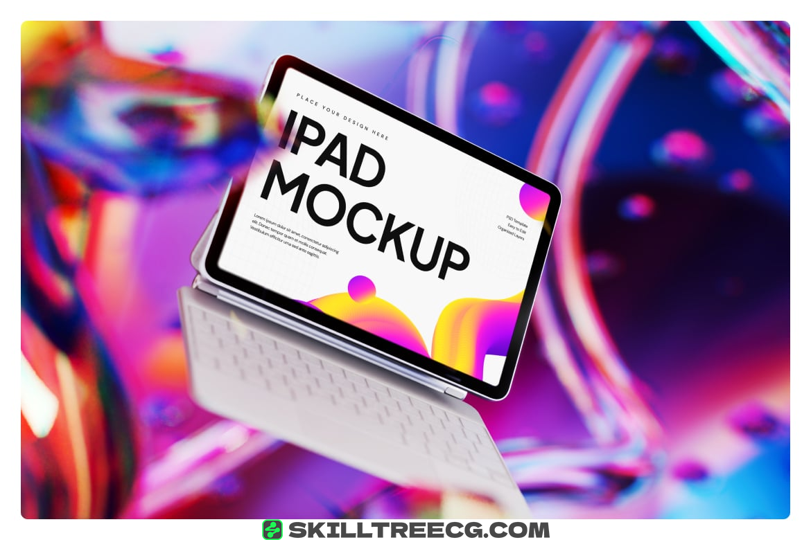 图片[5]-Vibrant Tech iPad Mockup（147464）-技能树